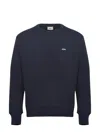 Autry Logo Detail Cotton Sweatshirt In Blue