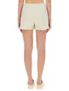 Autry Sweatshirt Shorts In Neutral