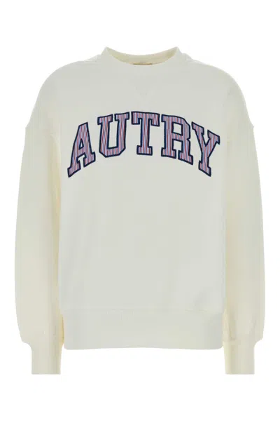 Autry College Sweatshirt Unisex In White