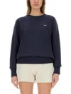 Autry Sweatshirt With Embroidered Logo Unisex In Blue