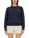 Autry Sweatshirt With Embroidered Logo Unisex In Blue