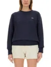 Autry Sweatshirt With Embroidered Logo Unisex In Blue