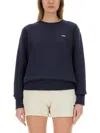 Autry Sweatshirt With Embroidered Logo Unisex In Blue