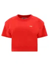 Autry Logo Crew Neck Short Sleeve Ribbed Hem T-shirt