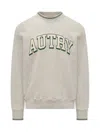 Autry Logo Jersey Sweatshirt In Gray