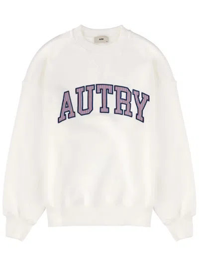 Autry Sweatshirt With Logo In White