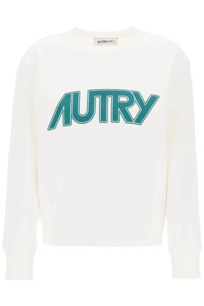 AUTRY SWEATSHIRT WITH MAXI LOGO PRINT