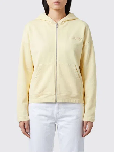 Autry Sweatshirt Woman In Yellow