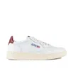Autry Syrah And White Leather Medalist Low Sneakers In Multi