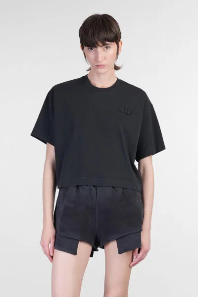 Autry T-shirt In Black Cotton