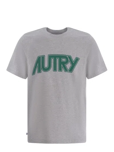 Autry T-shirt  Made Of Cotton In Grigio