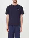 Autry T-shirt With Logo Embroidered On The Front In Blau