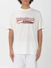 Autry White Cotton  X Maison Kitsunã© T-shirt In White