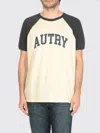 Autry Short Sleeves Contrasting Color In Neutral