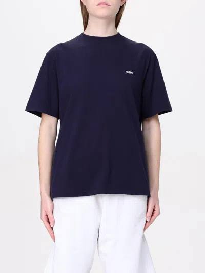 AUTRY T-SHIRT AUTRY WOMAN COLOR BLUE,G46756009