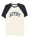Autry Short Sleeves Contrasting Color In Blue