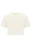 Autry Boxy T-shirt With Debossed Logo In Mixed Colours