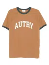 Autry Raglan-sleeve T-shirt In Brown
