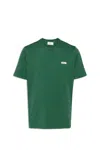 Autry Logo-patch Cotton T-shirt In Green