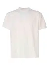 Autry T-shirt In Heavy Cotton In Blanco