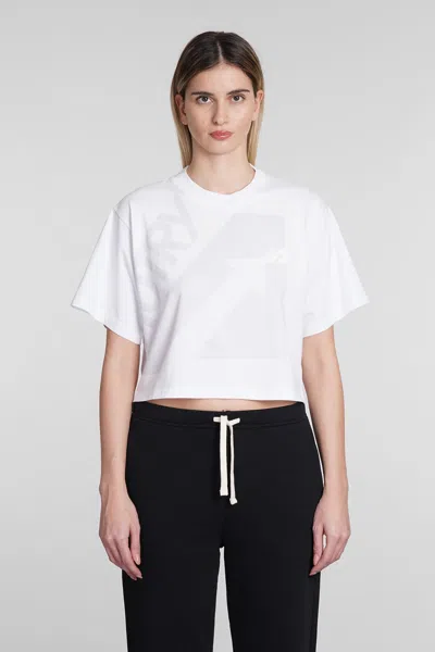 AUTRY T-SHIRT IN WHITE COTTON