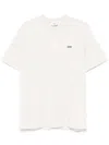 Autry Blue Cotton T-shirt With White Logo Print In White