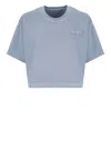 Autry Boxy Fit Cropped T-shirt