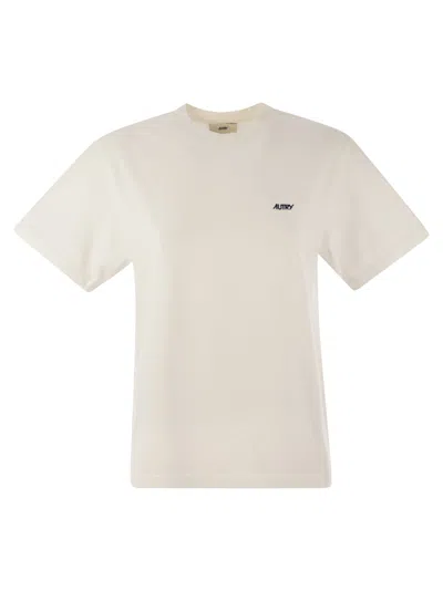 Autry T-shirt With Logo On Chest In Gray