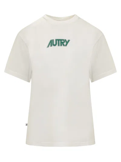 Autry T-shirt With Logo In White