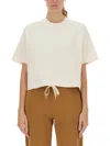 Autry T-shirt With Matching Logo In Neutral