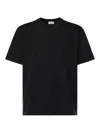 Autry T-shirt With Tone-on-tone Logo In Black