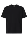 Autry T-shirt With Tone-on-tone Logo In Black