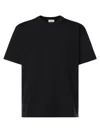 Autry T-shirt With Tone-on-tone Logo In Black