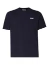 Autry T-shirt With Logo Embroidered On The Front In Blue