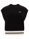 Autry Crew-neck Vest In Black