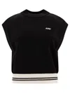 Autry Crew-neck Vest In Black