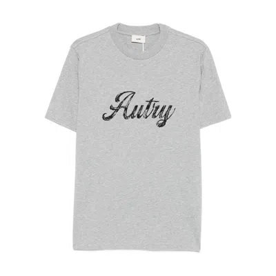 Autry Cotton Crew Neck Tee In Multi