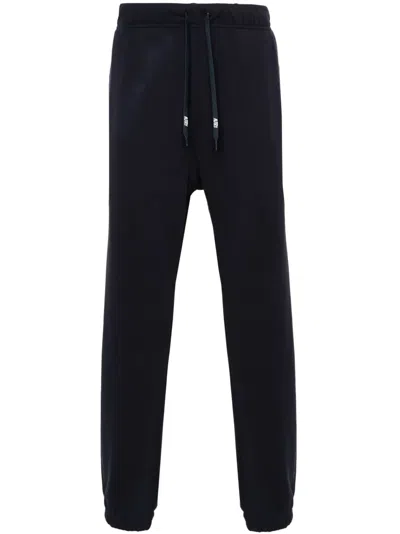Autry Logo Cotton Jersey Sweatpants With Pockets In Blue