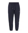 Autry Tapered Cotton Track Pants In Black