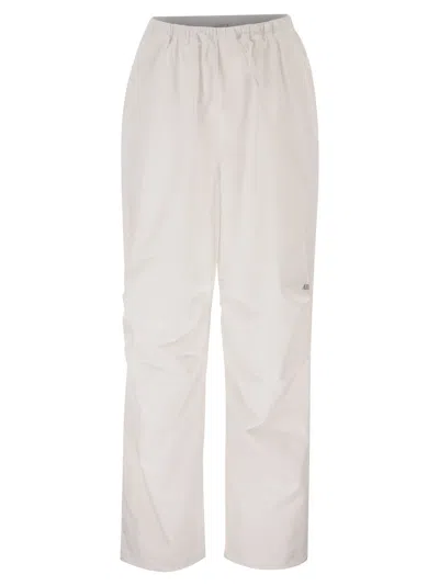 Autry Technical Fabric Track Trousers With Logo In White