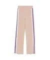 Autry Wide Leg High Waist Sweatpants With Side Stripe In Nude
