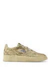 Autry Textured Low-top Sneakers With Vintage Appeal In Multi