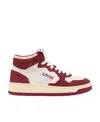 Autry Tie High-top Casual Shoes In Nude