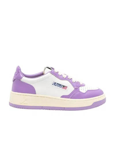Autry Tie Low-top Casual Shoes In Gray