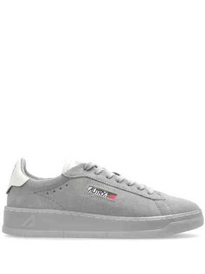 Autry Timberwolf Grey Dallas Low Sneakers In Gray