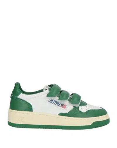 Autry Babies'  Toddler Boy Sneakers Green Size 9.5c Leather In Animal Print