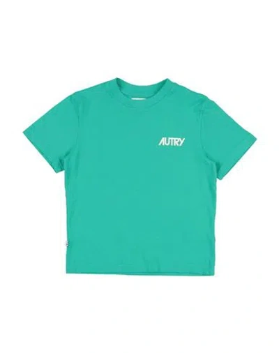 Autry Babies'  Toddler Boy T-shirt Green Size 5 Cotton