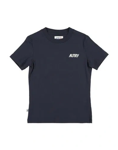 Autry Babies'  Toddler Boy T-shirt Navy Size 5 Cotton In Black
