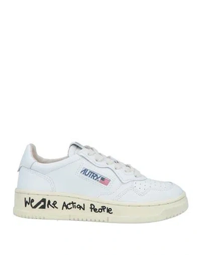 Autry Babies'  Toddler Girl Sneakers White Size 10c Soft Leather