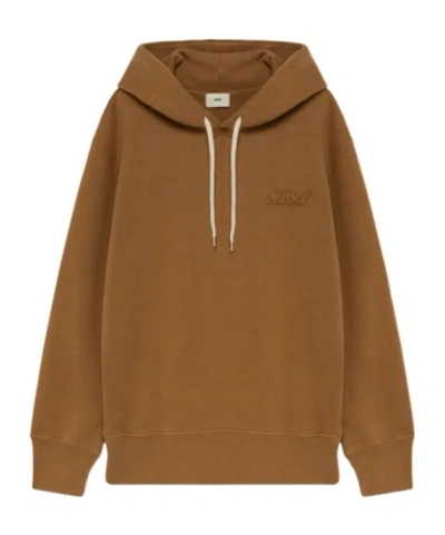 AUTRY LOGO-EMBROIDERED HOODIE